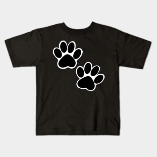 Cat Footprints Kids T-Shirt